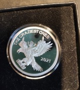 1 oz proof silver shield The Craziest Ones 2021