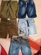 Krótkie spodenki chłopięce szorty roz 122 firmówki 