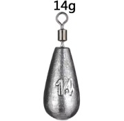 Ciężarek wędkarski 14g z krętlikiem / łezka 