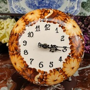 Ręcznie malowany polski zegar jak 'Włocławek' - JGK - 23 cm