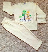 Żyrafki dziewczęca piżama długie spodnie długi rękaw rozm.116