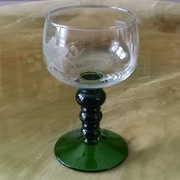 Kielich do wina Remer  na zielonej nodze, duży