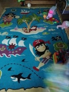 Łóżko statek, lampa statek, piracki pokoj