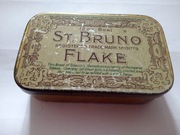 Stare metalowe pudełko na płatki tytoniu Ogden's St Bruno.
