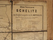 Mapa Unikat Chrzelice Schelitz Opole Oppeln Moszna Strzeleczki