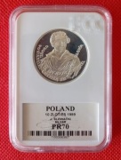 10 zł. Juliusz Słowacki - Grading GCN PR70 !!!
