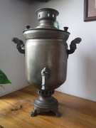 Stary samowar Rosyjski bez prądu sygnowany 47 cm ciężki 1978r. ZOBACZ