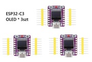 Płytka prototypowa ESP32-C3 Super Mini OLED 0.42' * 3szt