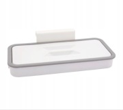 Uchwyt na worek na śmieci z pokrywką do szafki