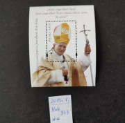 BLOK 333** 40 rocznica I pielgrzymki papieża Jana Pawła II do Polski- blok