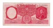 ARGENTYNA 10 PESOS 1945 P265B SERIA A 