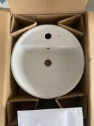 Roca Gap umywalka 40 cm nablatowa okrągła biała