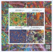 blok 279(4634-37) Piękno zaklęte w metalu-kasowany