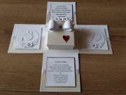 Exploding box kartka 3d na chrzest, pamiątka, prezent, rękodzieło 