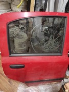 Fiat Panda Drzwi tylnie prawe czerwone VAN kompletne