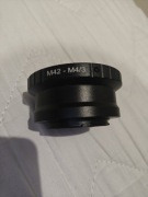 Adapter M42- M4/3 do Olympusa podłącz np Heliosa M42