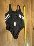 Strój kąpielowy jedno częściowy czarny z białym firmy Adidas rozmiar 42