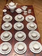 Friederike KPM Germany - kawowy serwis porcelanowy dla 12 osób