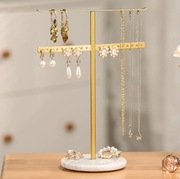 Marmurowy Stojak Na Biżuterie Elegancki Organizer Na Kolczyki Łańcuszki