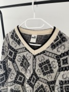 Puma vintage sweter XL męski retro 80s 90s oldmoney 