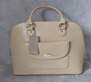 Elegancka lakierowana torba Orsay skora węża