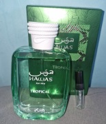 Rasasi Hawas Tropical świeże perfumy arabski klasyczne Perfumetka 5ml
