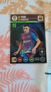 Karta piłkarska pedri z autografem 