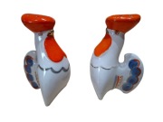 ŁOMONOSOW POŁONNE KOGUT figurka porcelana PRL