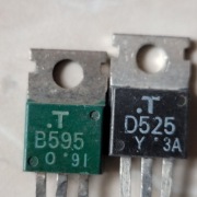 Tranzystory  2SB595 + 2SD525 Toshiba