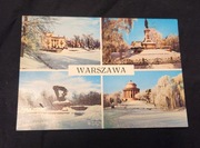 warszawa plac w łazienkach pomnik Mickiewicza pocztówka karta nr 1912