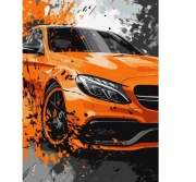 Malowanie po numerach IDEYKA 30x40cm auto sportowy samochód