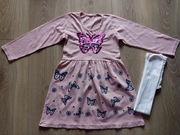 Sukienka dla dziewczynki 98 + rajstopki