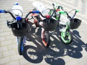 Rowerek 12 cali niebiesko zielony  czerwony bmx