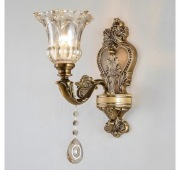 Piękny Kinkiet Vintage Lampa Ścienna.