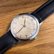 Vintage DOXA Antimagnetique, 1954, 35mm, sprawny, do przeglądu 