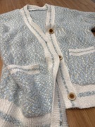 Sweterek bialo-niebieski 