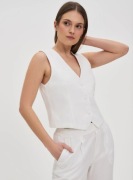 Kamizelka len z bawełną od XS do XL nowe z metką 