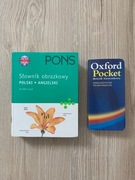 Zestaw słownika obrazkowego i kieszonkowego - język angielski