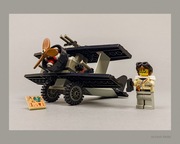 LEGO 5928 Bi-Wing Baron 100% kompletny + extras