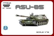 Model z druku ASU-85  1/72   PROMOCJA