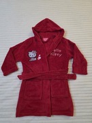 Szlafrok czerwony dla dziewczynki Hello Kitty rozmiar 110 116