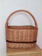 Kosz wiklinowy na grzyby 