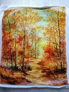 Obraz ręcznie malowany na płótnie bez ramy