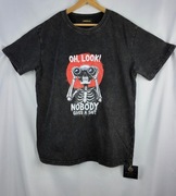 AURIVELLA koszulka skull washed luźny fason r. M nowa