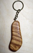Breloczek do kluczy z drewna jesionu