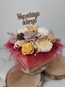 Flowerbox z zapachowych świec sojowych 