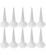 10x KOŃCÓWKI APLIKATORY DO SILIKONÓW I MAS DO KIEŁBAS 600 ml.