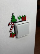 Świąteczna ozdoba 3D na róg drzwi, okna lub ramki – kolorowa dekoracja