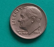 10 CENTÓW USA 1984 ONE DIME LIBERTY Roosevelt
