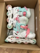 Sprzedam rolki-wrotki Croxer Inez Mint/Pink 26-29